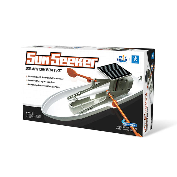 Sun Seeker - Solar Powered Row Boat Kit - Brain Spice