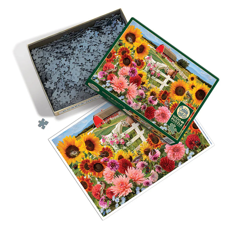 Sunflower Farm - Jigsaw 1000pc - Brain Spice