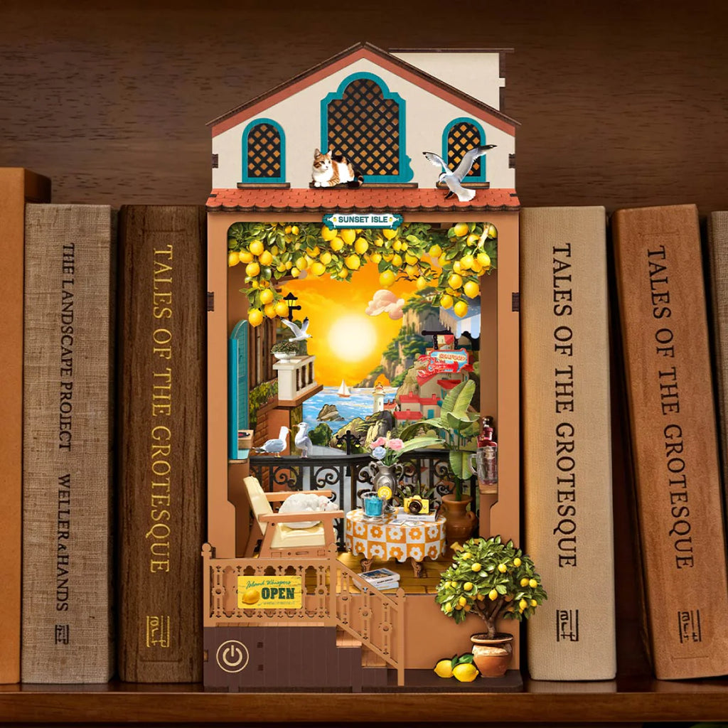 Sunset Isle - DIY Bookends Kit - ROKR  Brain Spice