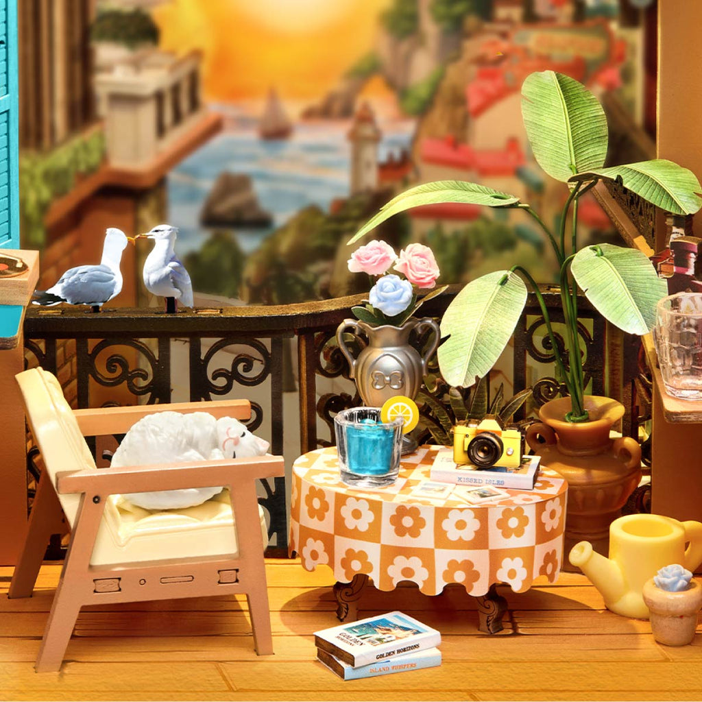 Sunset Isle - DIY Bookends Kit - ROKR - Brain Spice