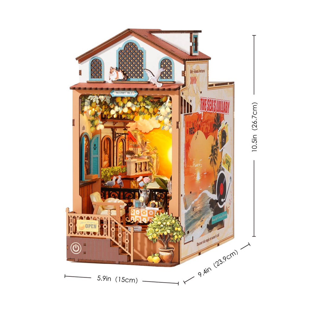 Sunset Isle - DIY Bookends Kit - ROKR - Brain Spice