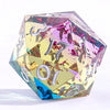 Sweet Dream - Captured Magic 7-Dice Set - Hand Sanded Sharp Edge Resin - Brain Spice