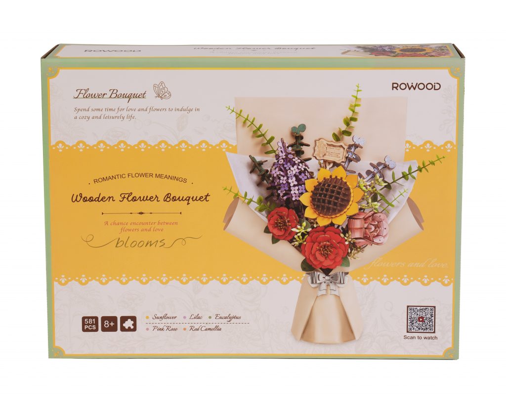 Wooden Bloom Bouquet - Brain Spice