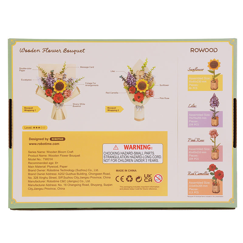 Wooden Bloom Bouquet - Brain Spice