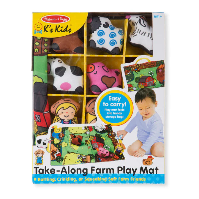 Take-Along Farm Play Mat - Brain Spice