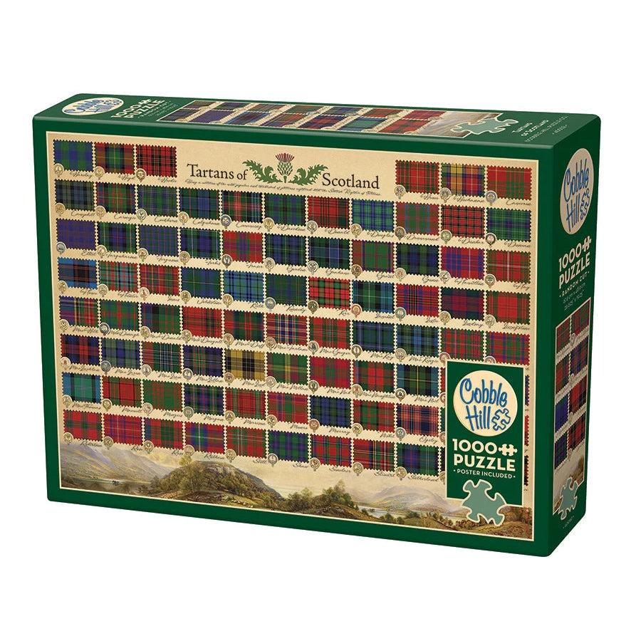 Tartans of Scotland - Jigsaw 100pc - Brain Spice