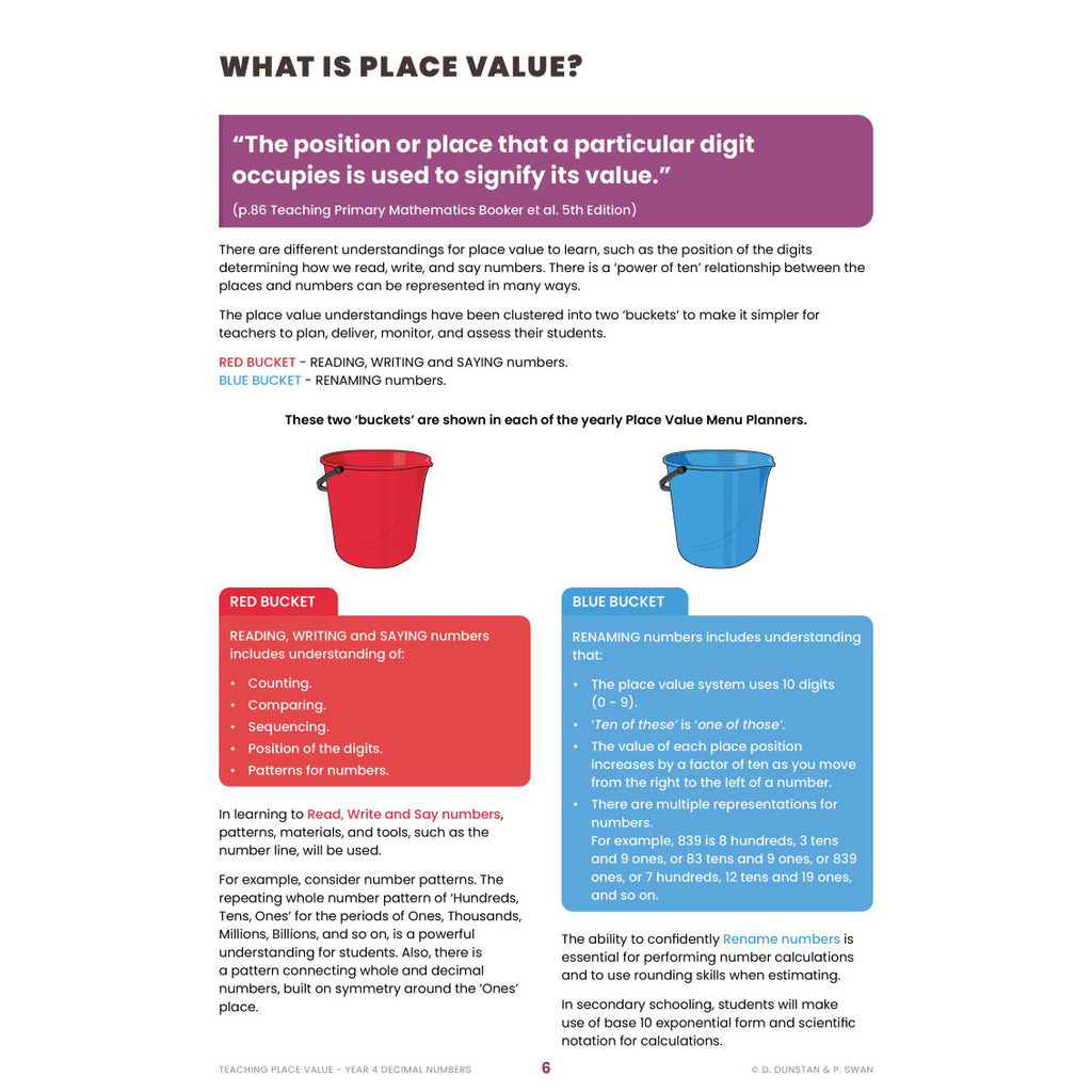 Teaching Place Value - Decimals - Brain Spice