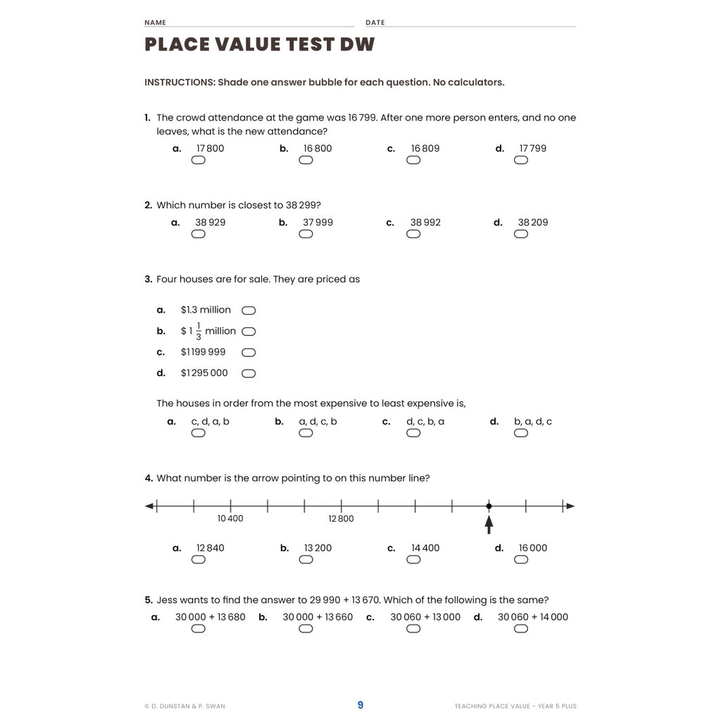 Teaching Place Value - Brain Spice