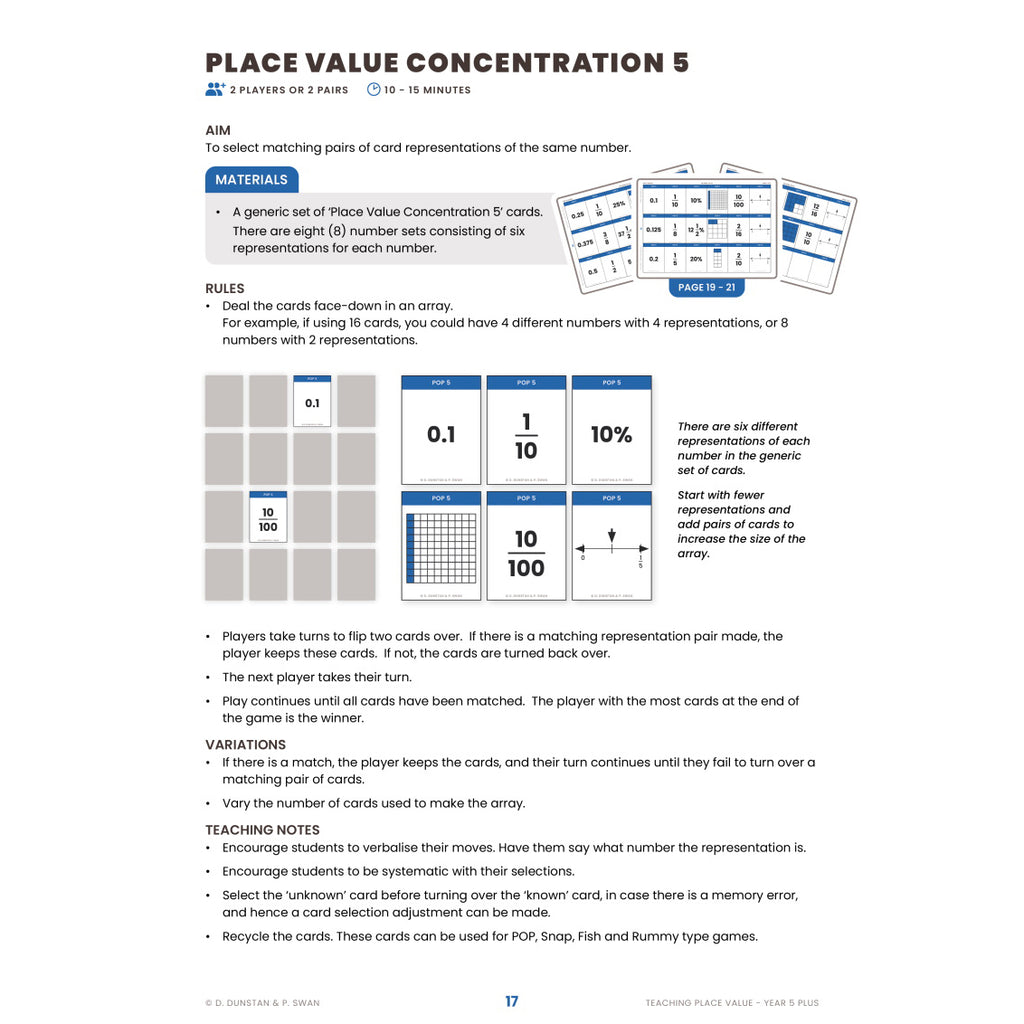 Teaching Place Value - Brain Spice