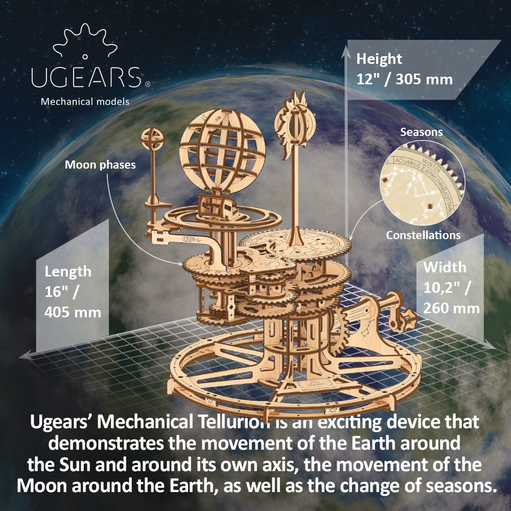 Tellurion - uGears - Brain Spice