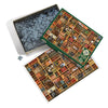 The Cat Library - Compact Puzzle 1000pc - Brain Spice