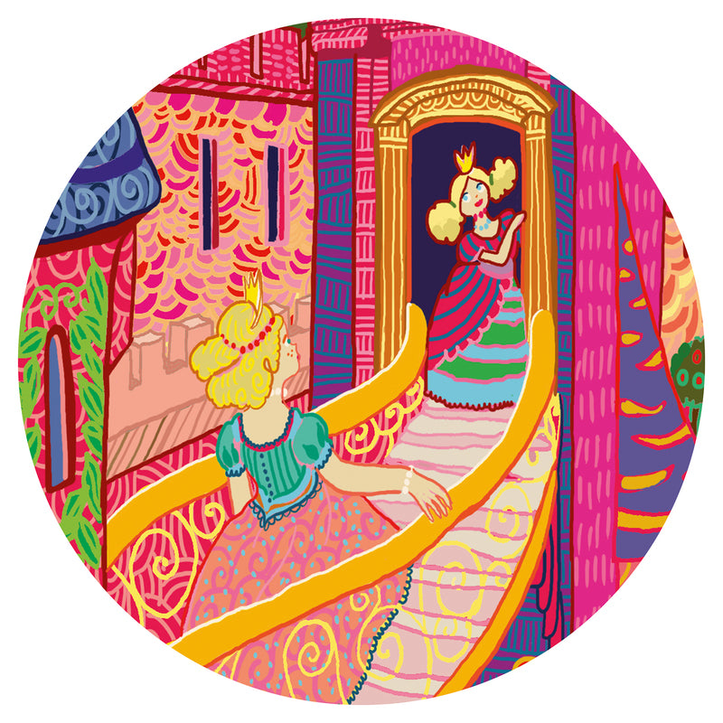 The Fairy Castle Silhouette Puzzle - 54 Pieces - Brain Spice