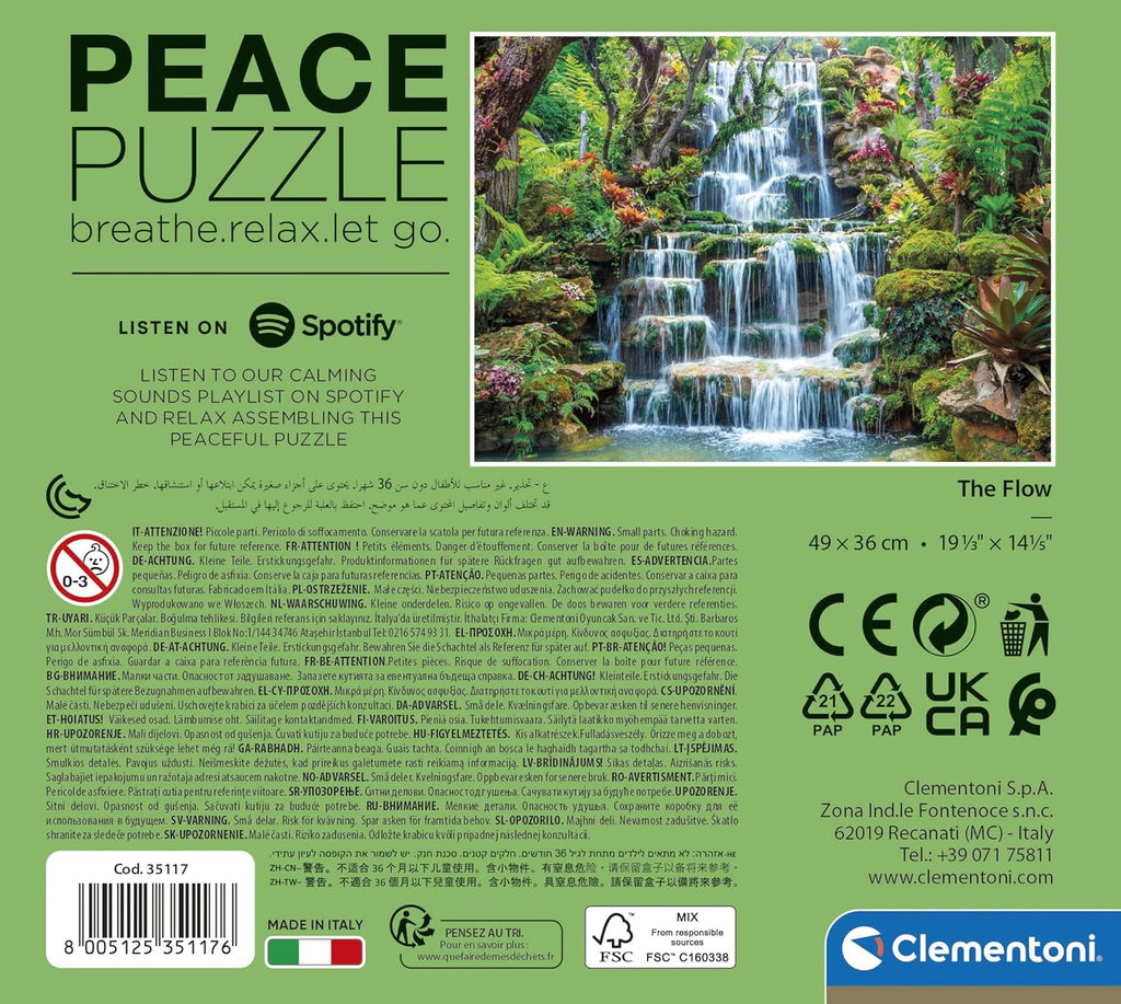The Flow Peace Puzzle - 500pc - Brain Spice