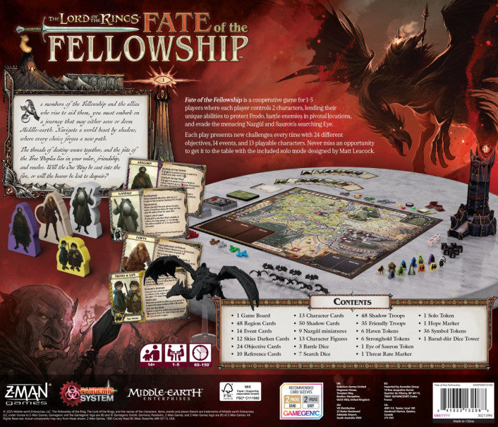 The Lord of the Rings - Fate of the Fellowship - Brain Spice