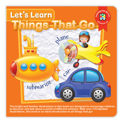 Things That Go Lets Learn Board Book