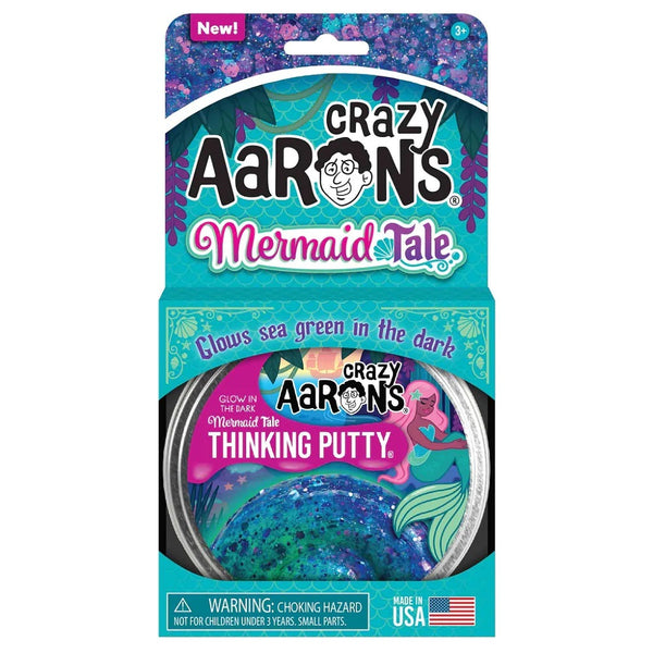 Thinking Putty - Mermaid Tail - Glowbrights - Brain Spice