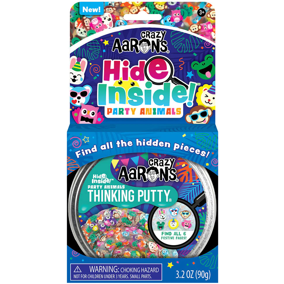 Thinking Putty - Party Animals - Hide Inside - Brain Spice