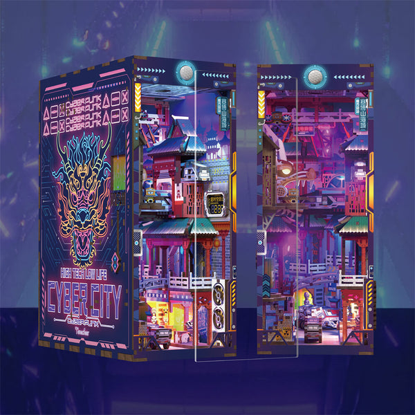 Cyber City - Large Book Nook Kit