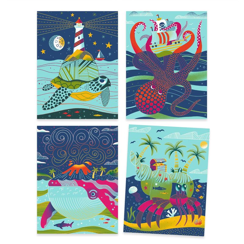 Topsy-Turvy Scratch Cards - Brain Spice
