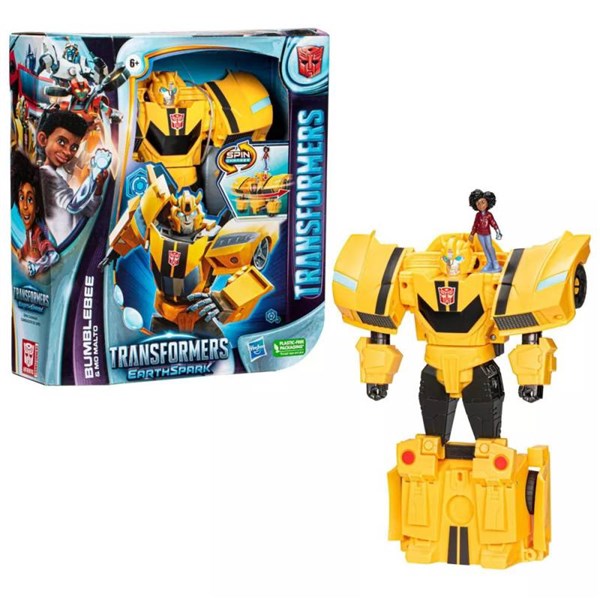 Transformers Earthspark Spin-Changer Bumblebee - Brain Spice
