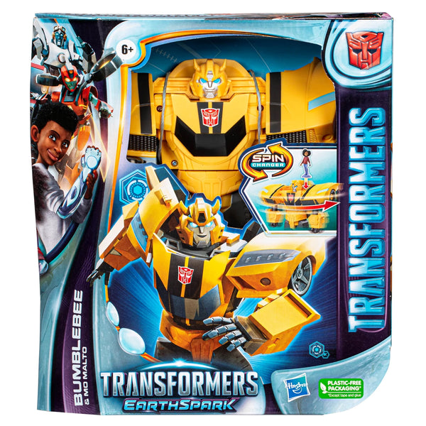 Transformers Earthspark Spin-Changer Bumblebee - Brain Spice