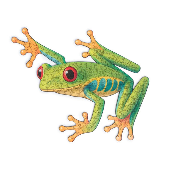 Tree Frog Puzzle - Wooden Jigsaw 9.2 x 11.2 inch