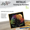 Tree - Metallic Paint by Number - Brain Spice
