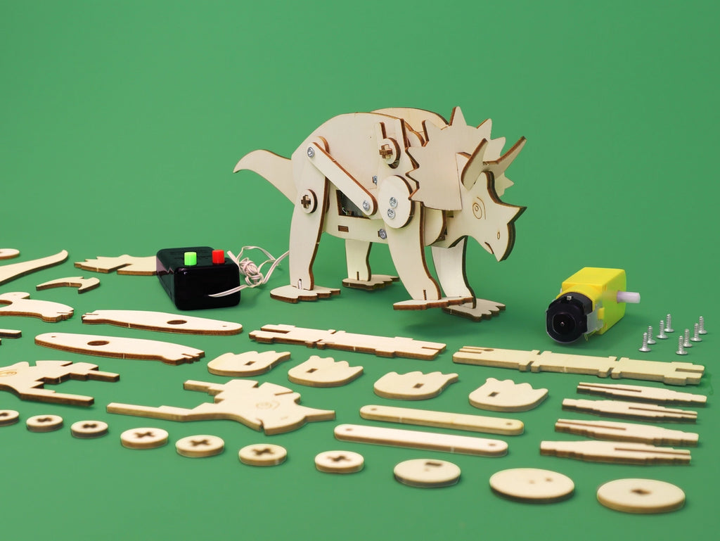 Triceratops - Dinosaur Robot DIY Kit - Brain Spice
