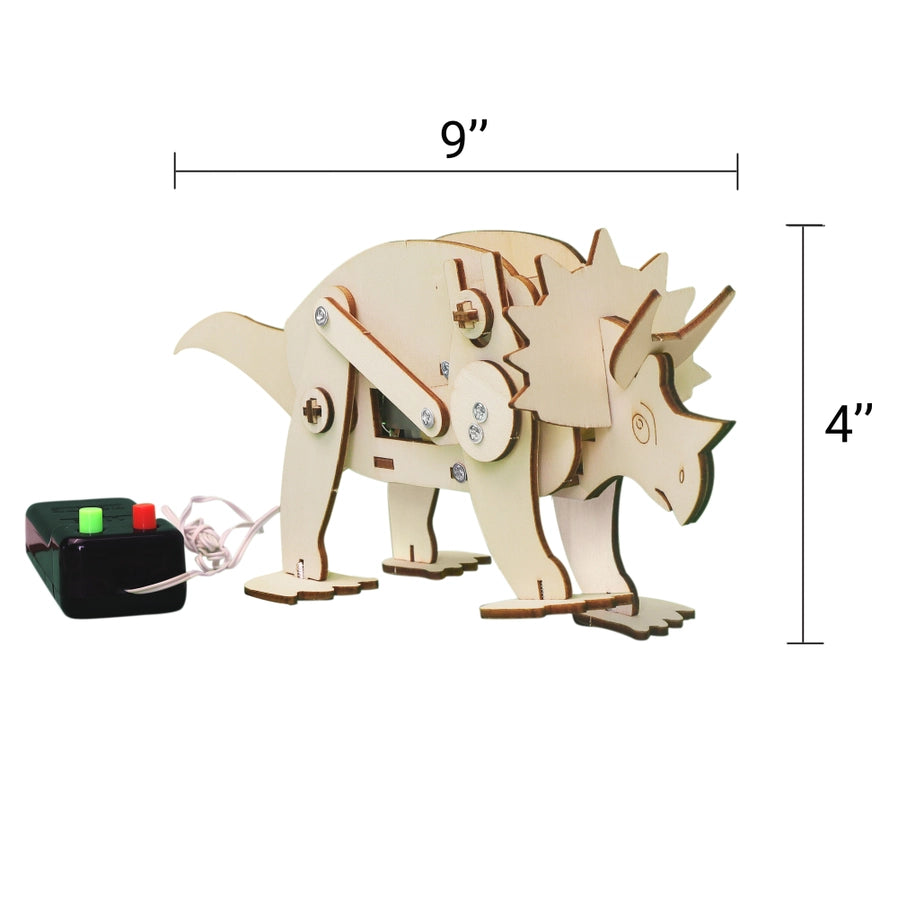 Triceratops - Dinosaur Robot DIY Kit - Brain Spice