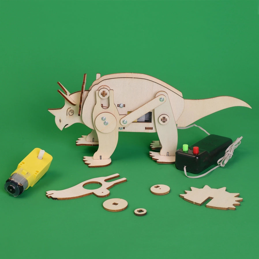 Triceratops - Dinosaur Robot DIY Kit - Brain Spice