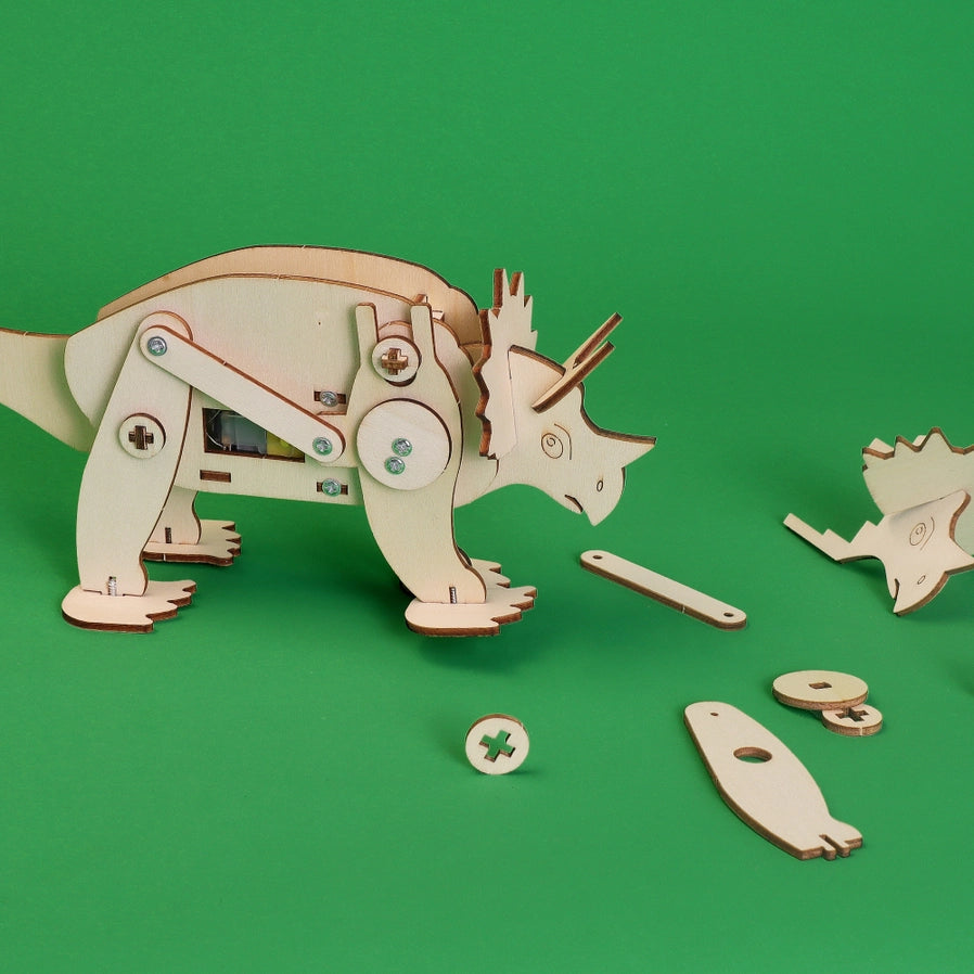 Triceratops - Dinosaur Robot DIY Kit - Brain Spice