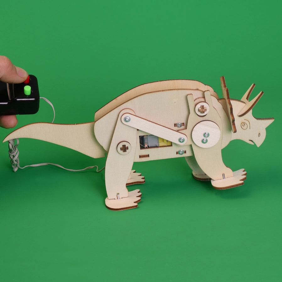 Triceratops - Dinosaur Robot DIY Kit - Brain Spice