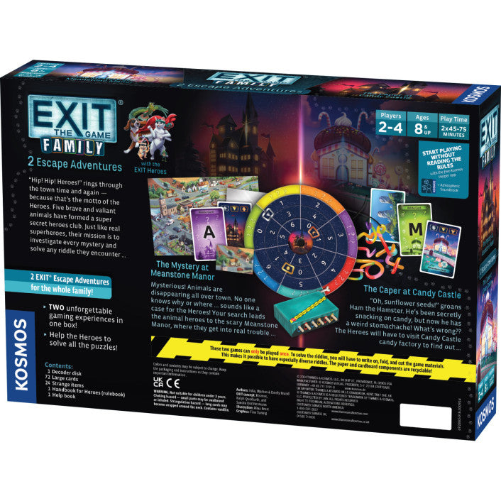 Two Escape Adventures - Exit the Game Family Heroes - Brain Spice