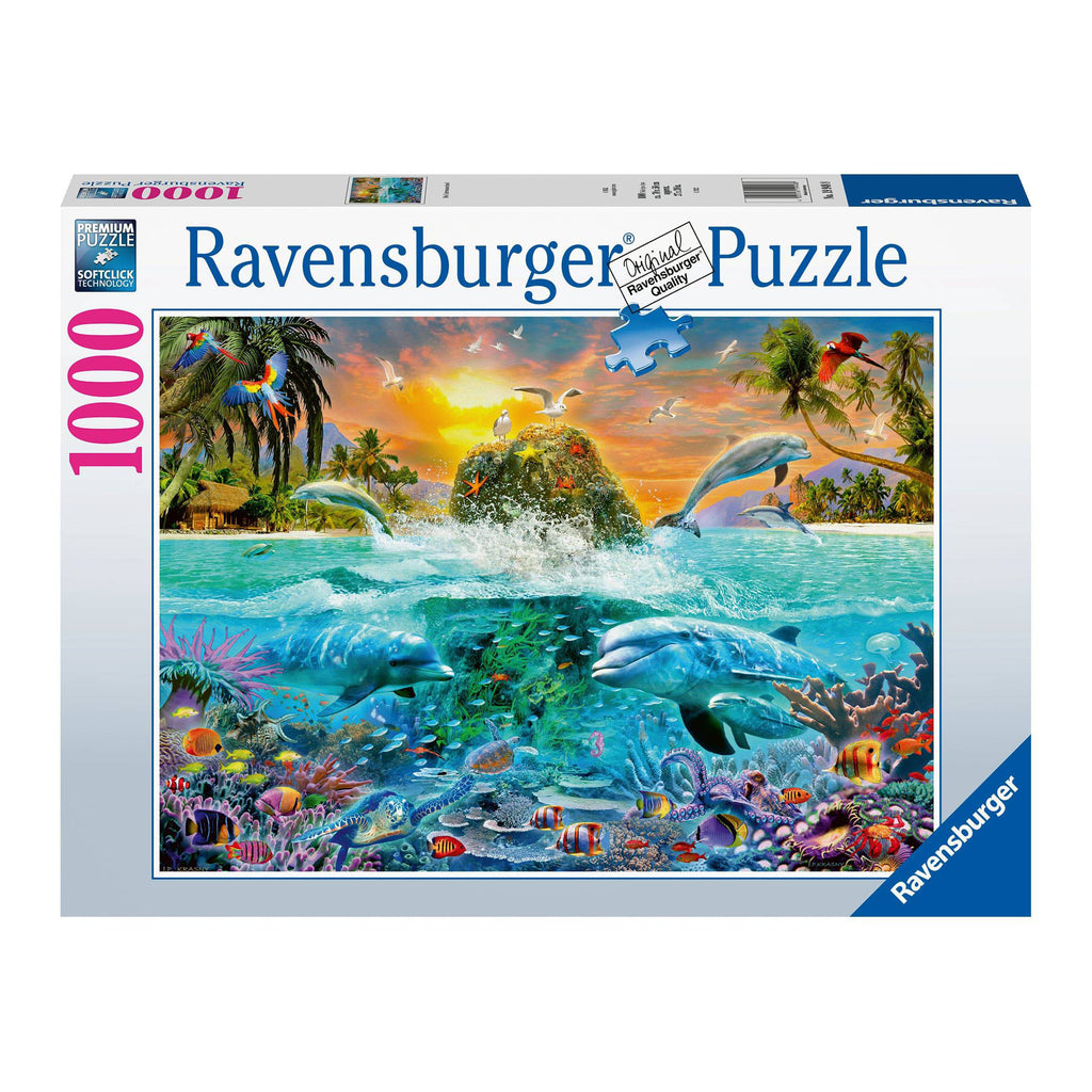 Underwater Island - Jigsaw 1000pc - Brain Spice