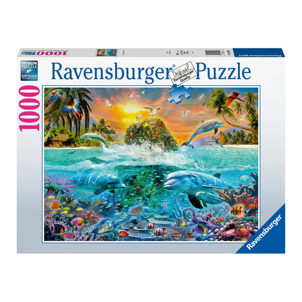 Underwater Island - Jigsaw 1000pc - Brain Spice