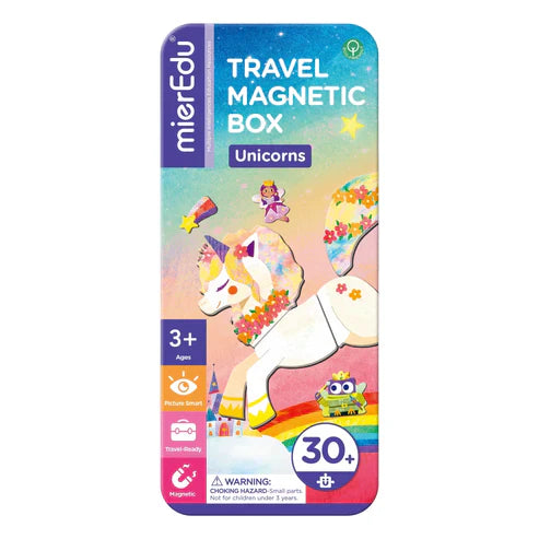Unicorns - Travel Magnetic Puzzle Box - Brain Spice