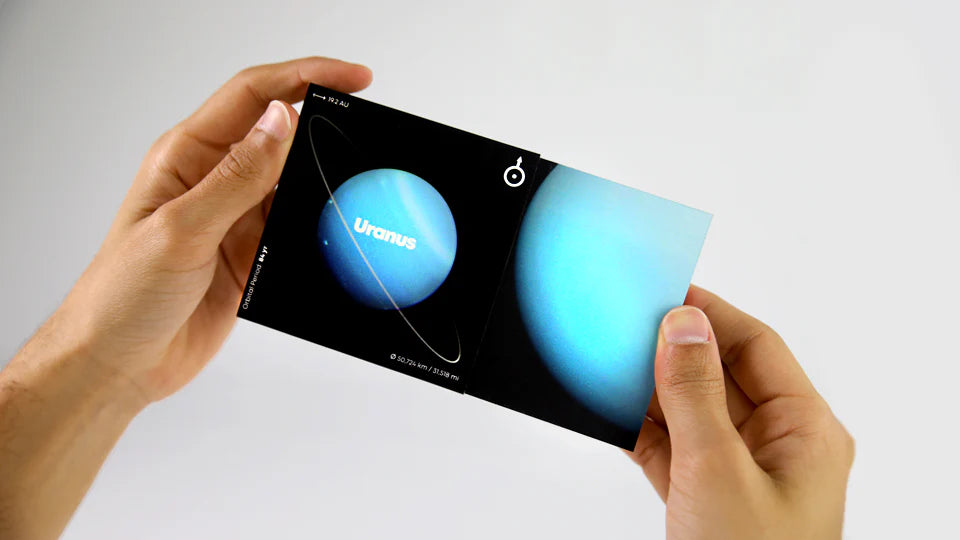 Uranus Flipbook - The Solar System Collection - Brain Spice
