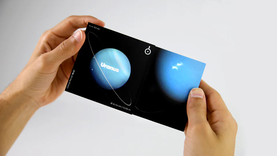 Uranus Flipbook - The Solar System Collection - Brain Spice