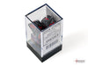 Velvet Black-Red - Polyhedral 7-Dice Set - Brain Spice