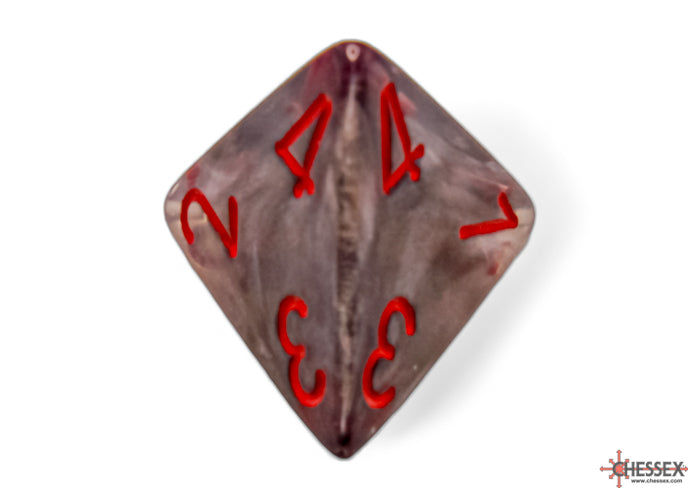 Velvet Black-Red - Polyhedral 7-Dice Set - Brain Spice