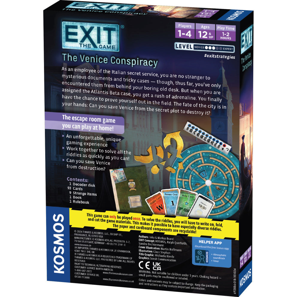 Venice Conspiracy - Exit the Game - Brain Spice