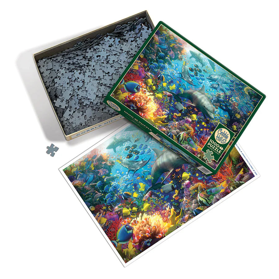 Vibrant Sea - Jigsaw 1000pc - Brain Spice
