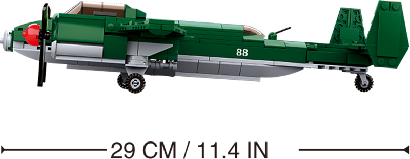 WW2 Tupolev TU-2 Bomber - Model Bricks 311pcs - Brain Spice