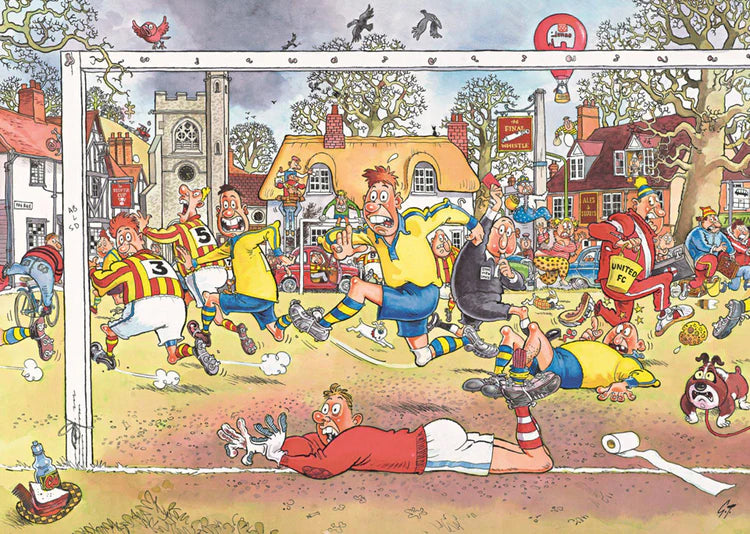 Wasgij 14 Football Madness - Wasgij - 1000 pc - Brain Spice