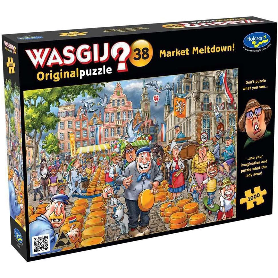 Wasgij 38 Market Meltdown - Wasgij - 1000pc - Brain Spice