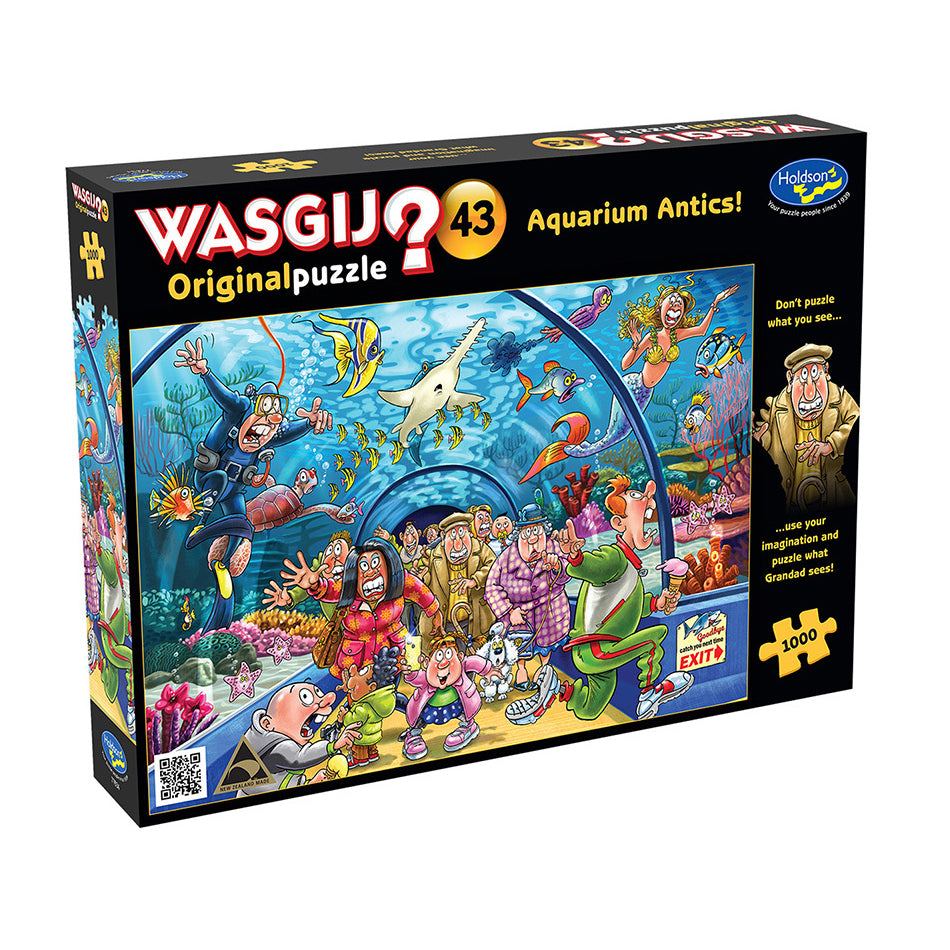 Wasgij 43 Aquarium Antics - Wasgij - 1000 pc - Brain Spice