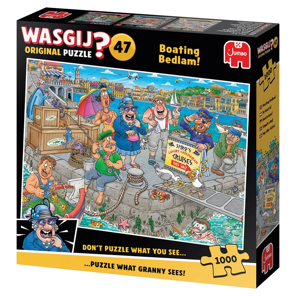 Wasgij 47 - Boating Bedlam - Wasgij - 1000pc - Brain Spice