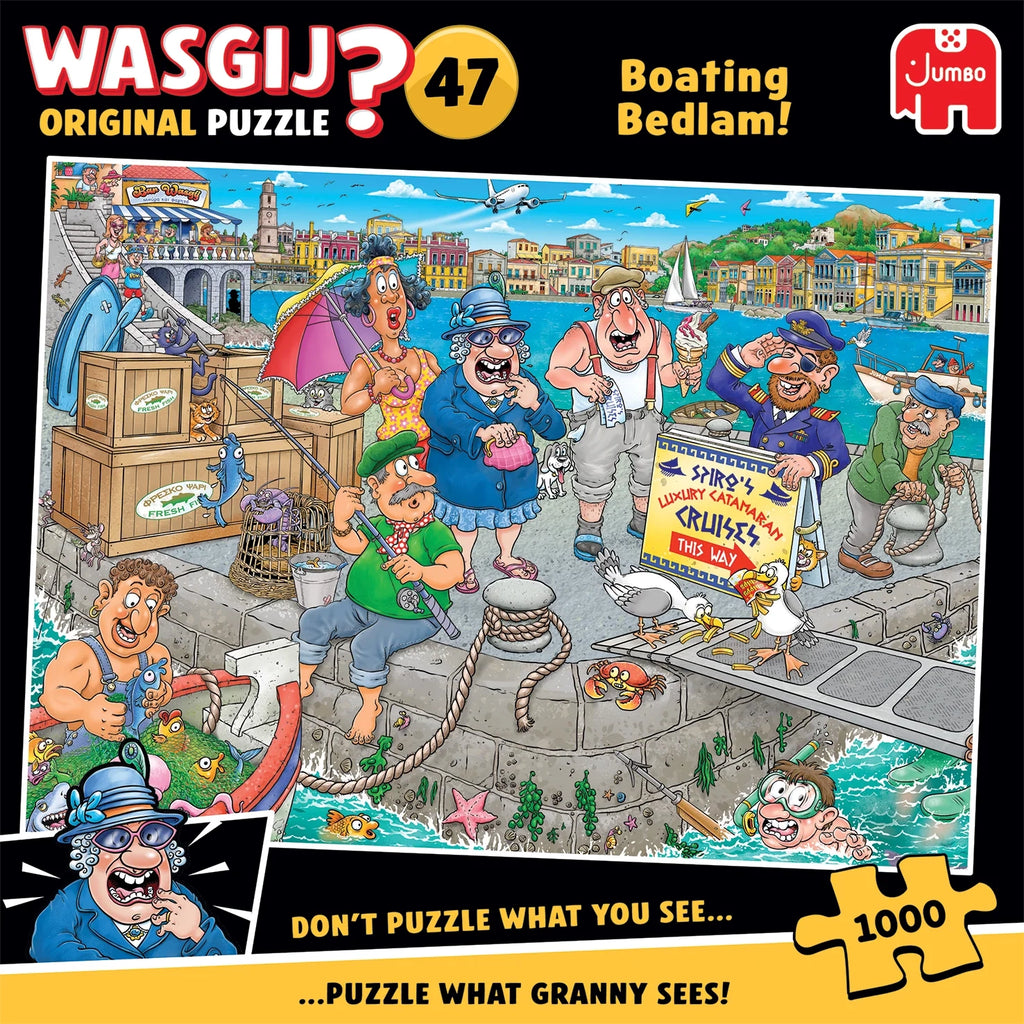 Wasgij 47 - Boating Bedlam - Wasgij - 1000pc - Brain Spice