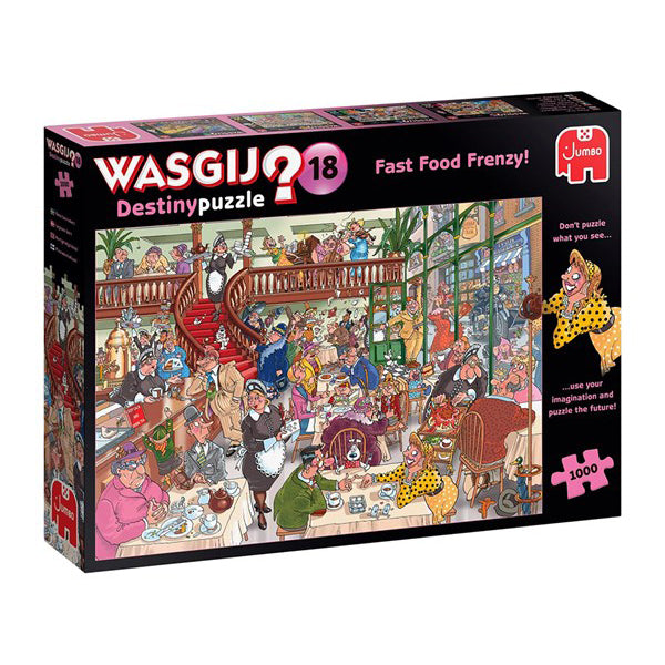 Wasgij Destiny 18 - Fast Food Frenzy - Wasgij - 1000 pc - Brain Spice