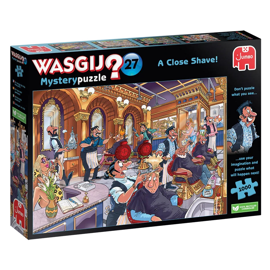 Wasgij Mystery 27 - A Close Shave - Wasgij - 1000pc - Brain Spice